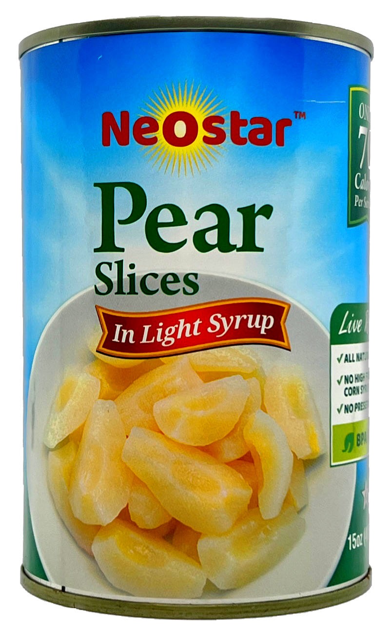 #300 (15oz) Pear Slices, Light Syrup